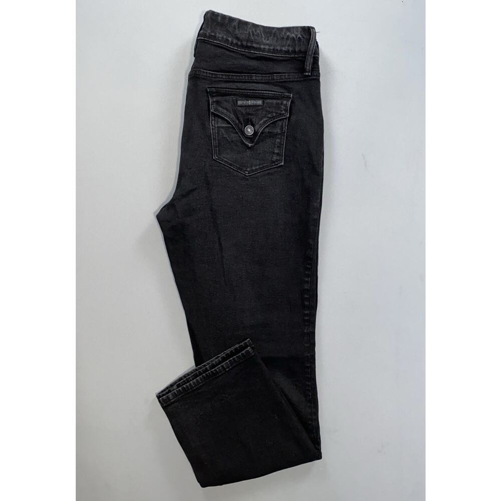Hudson H0524-01 Women's Straight Leg Flap Pocket Stretch Denim Jeans. Size 14